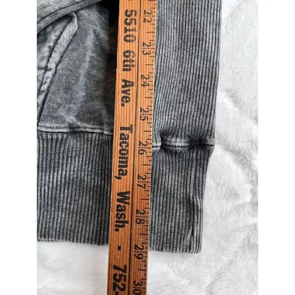 Vintage Champion Hoodie Mens (XL) Gray Acid Wash Made in USA Pullover